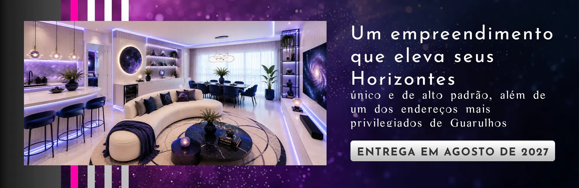 HORIZON | Apartamentos de 2 ou 3 dormitórios com suítes, terraço gourmet e 2 vagas de garagem, com lazer completo e ao lado do Shopping Parque Maia